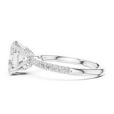Ladies Ring DDLR-1013@7 - White Gold - Image