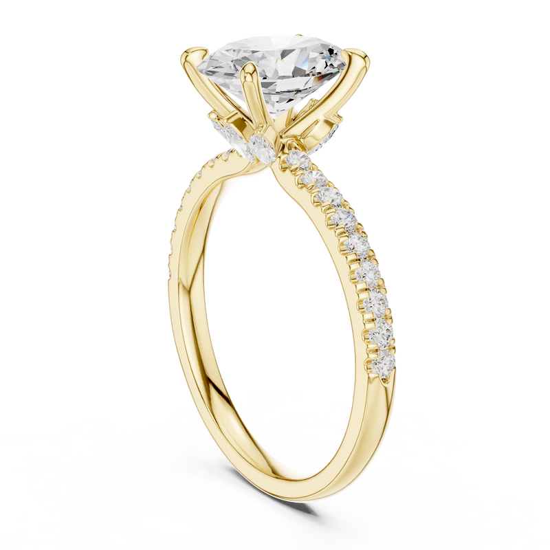 Ladies Ring DDLR-1013@7 - Yellow Gold - Image