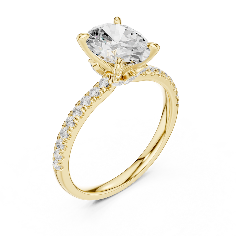 Ladies Ring DDLR-1013@7 - Yellow Gold - Image