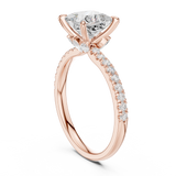 Ladies Ring DDLR-1014@7 - Rose Gold - Image