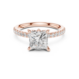 Ladies Ring DDLR-1014@7 - Rose Gold - Image