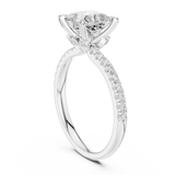 Ladies Ring DDLR-1014@7 - White Gold - Image