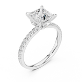 Ladies Ring DDLR-1014@7 - White Gold - Image