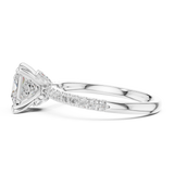 Ladies Ring DDLR-1014@7 - White Gold - Image