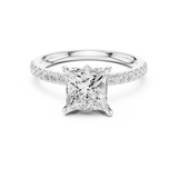 Ladies Ring DDLR-1014@7 - White Gold - Image