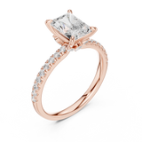 Ladies Ring DDLR-1015@7 - Rose Gold - Image