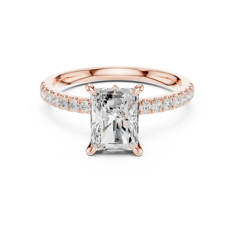 Ladies Ring DDLR-1015@7 - Rose Gold - Image