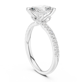 Ladies Ring DDLR-1015@7 - White Gold - Image