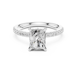 Ladies Ring DDLR-1015@7 - White Gold - Image