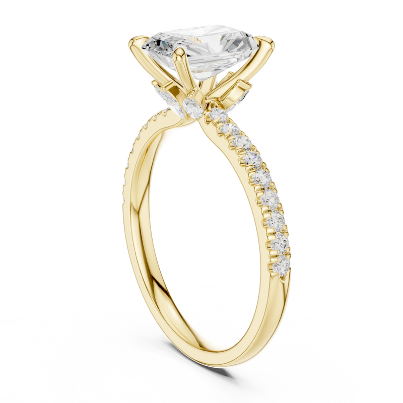 Ladies Ring DDLR-1015@7 - Yellow Gold - Image