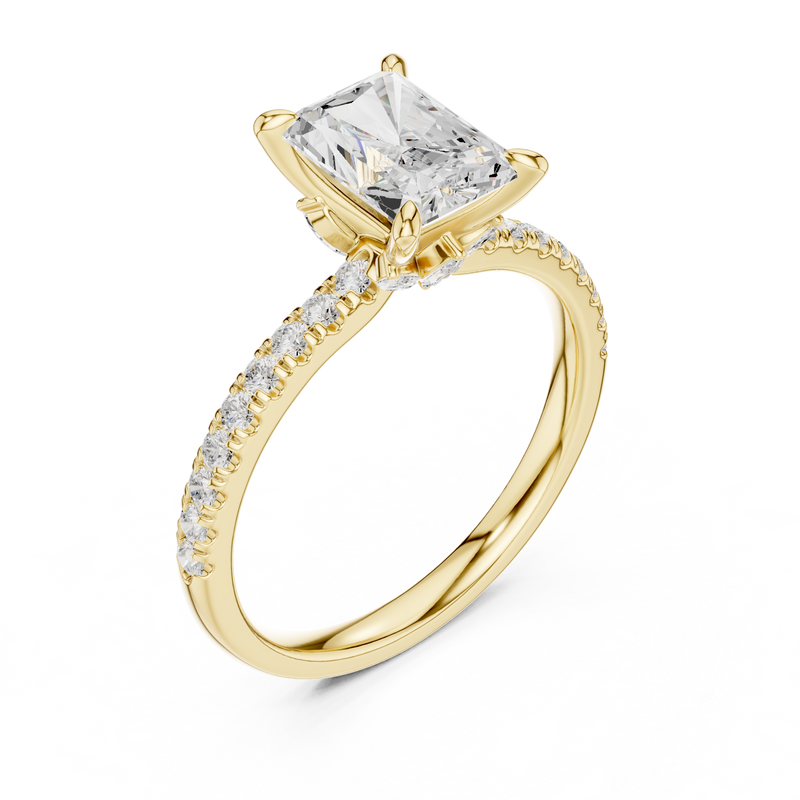 Ladies Ring DDLR-1015@7 - Yellow Gold - Image