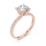 Ladies Ring DDLR-1016@7 - Rose Gold - Image