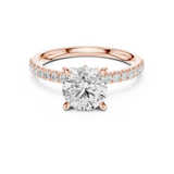 Ladies Ring DDLR-1016@7 - Rose Gold - Image