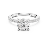 Ladies Ring DDLR-1016@7 - White Gold - Image