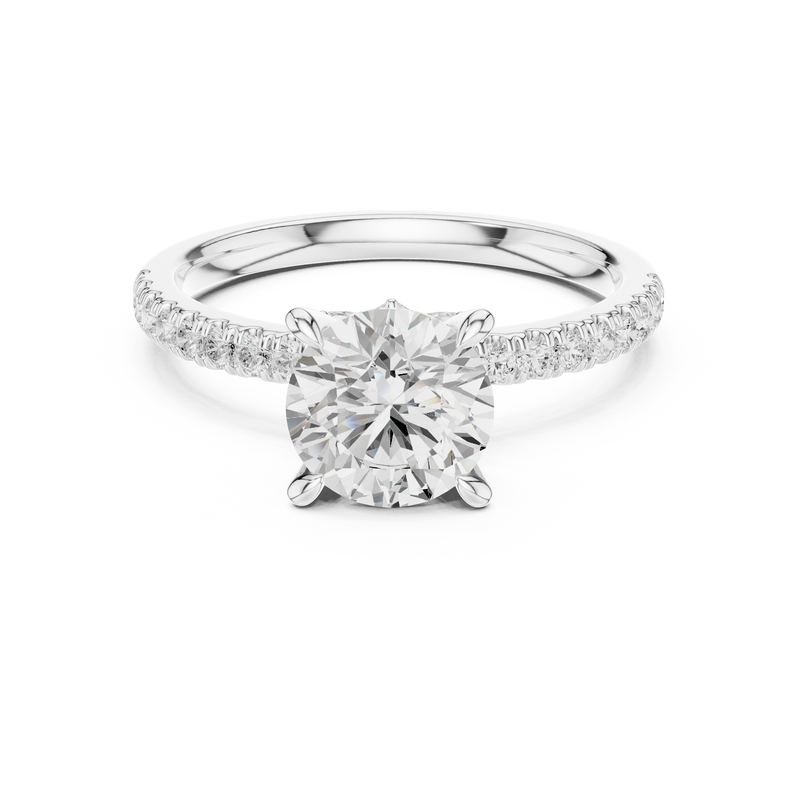 Ladies Ring DDLR-1016@7 - White Gold - Image