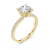 Ladies Ring DDLR-1016@7 - Yellow Gold - Image