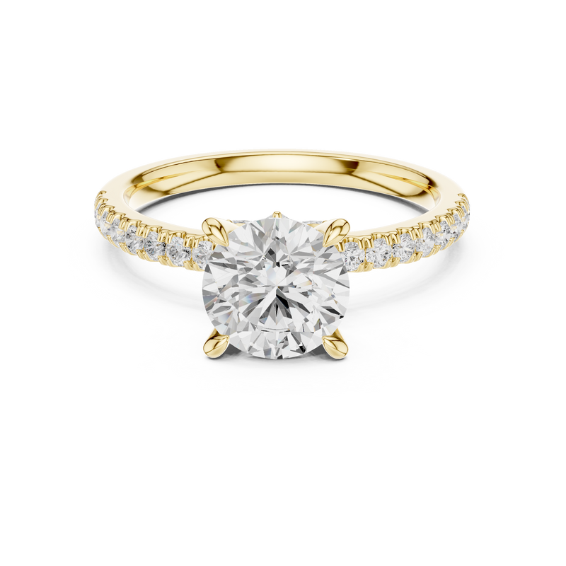 Ladies Ring DDLR-1016@7 - Yellow Gold - Image