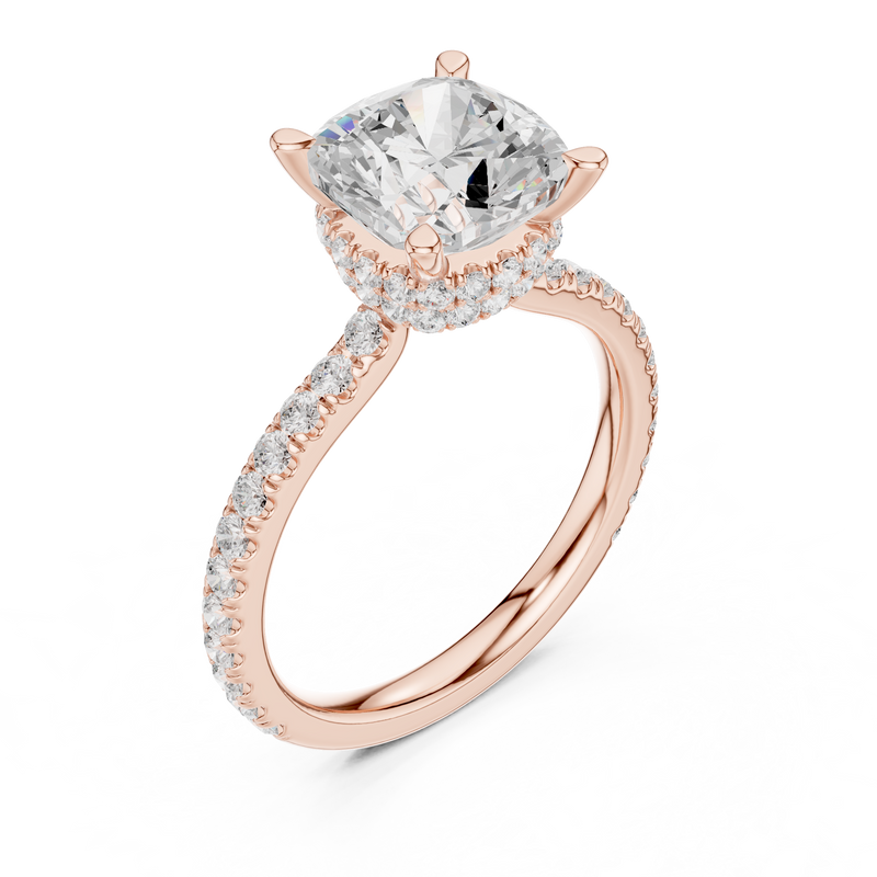 Ladies Ring DDLR-1017@7 - Rose Gold - Image