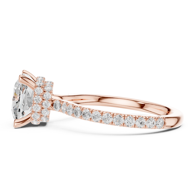 Ladies Ring DDLR-1017@7 - Rose Gold - Image
