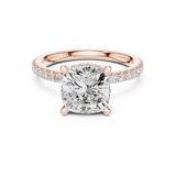 Ladies Ring DDLR-1017@7 - Rose Gold - Image