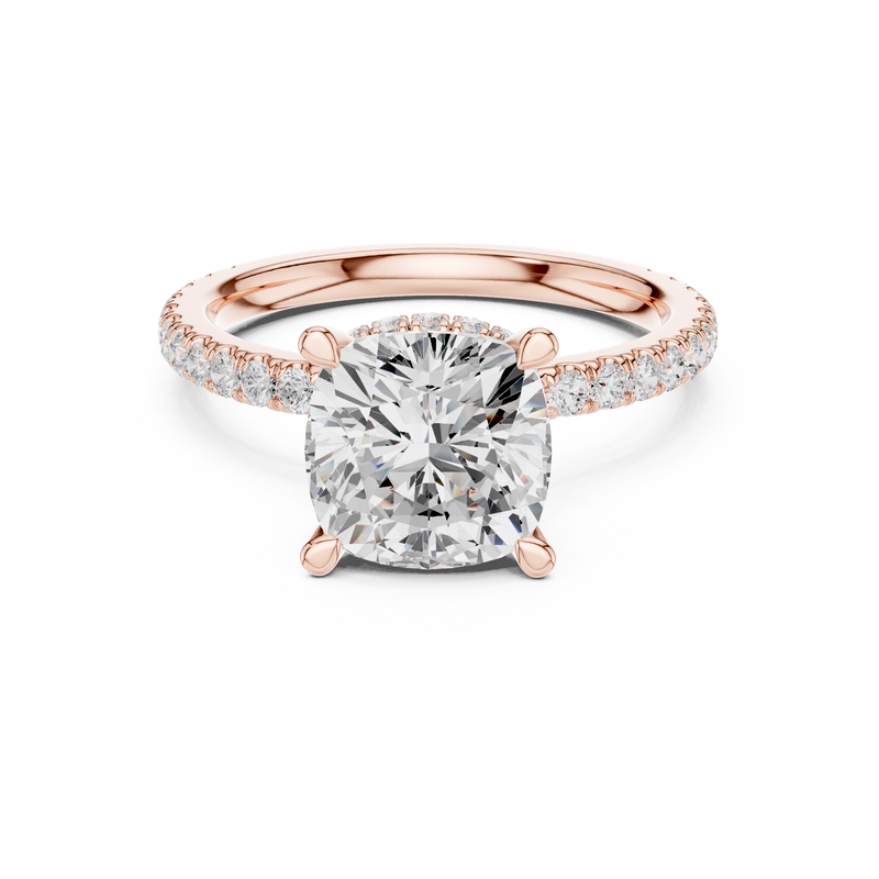 Ladies Ring DDLR-1017@7 - Rose Gold - Image