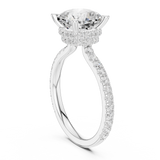 Ladies Ring DDLR-1017@7 - White Gold - Image