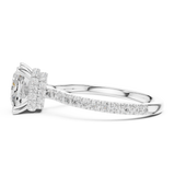 Ladies Ring DDLR-1017@7 - White Gold - Image