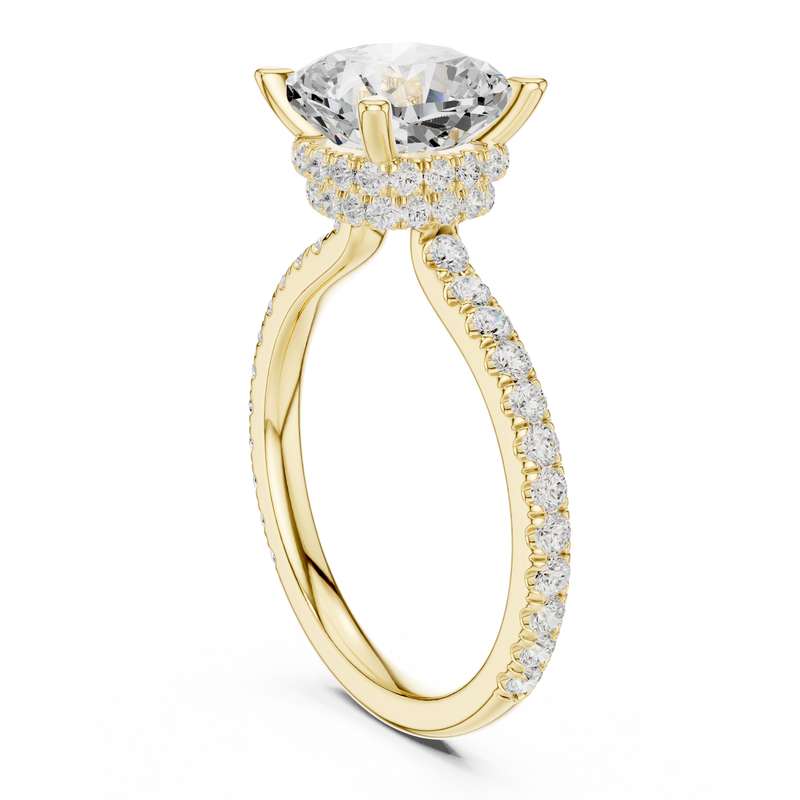 Ladies Ring DDLR-1017@7 - Yellow Gold - Image