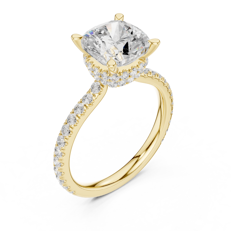 Ladies Ring DDLR-1017@7 - Yellow Gold - Image