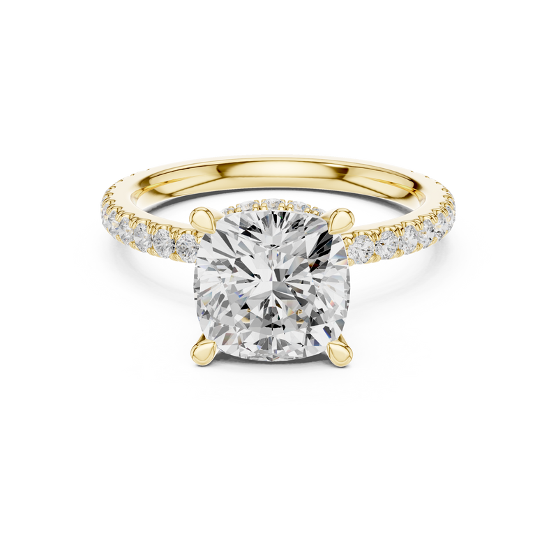 Ladies Ring DDLR-1017@7 - Yellow Gold - Image