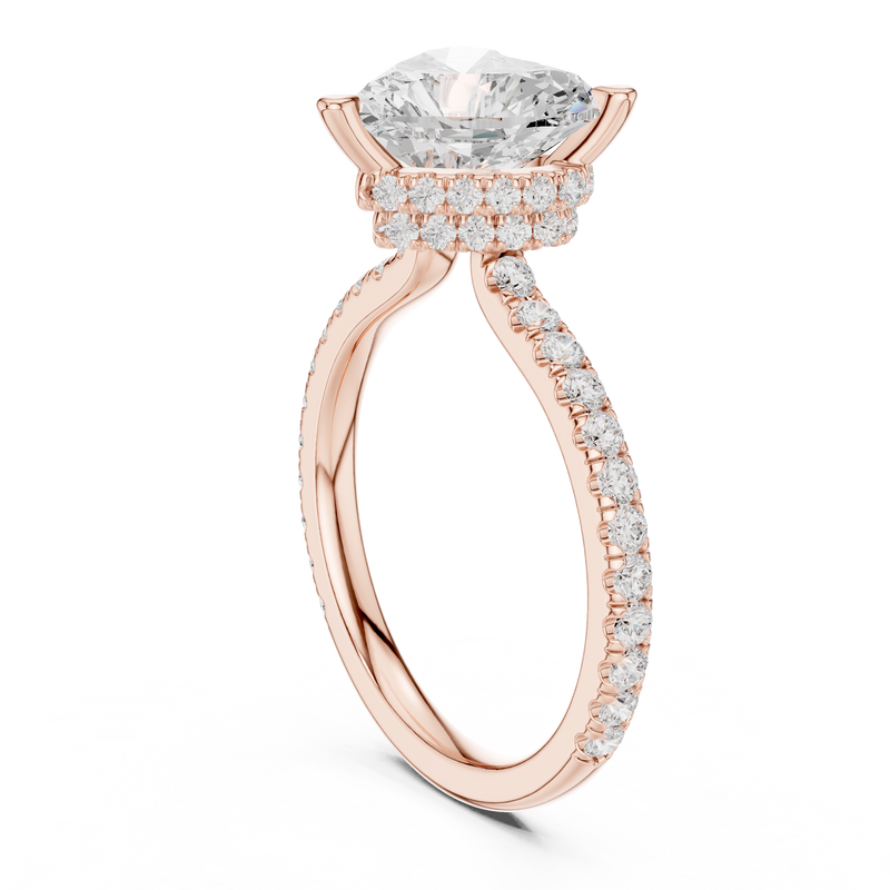 Ladies Ring DDLR-1018@7 - Rose Gold - Image