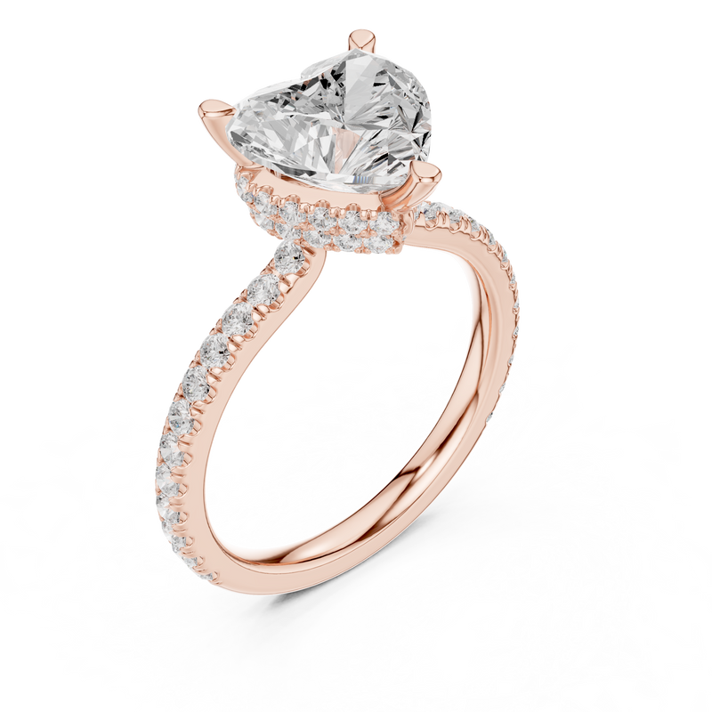 Ladies Ring DDLR-1018@7 - Rose Gold - Image