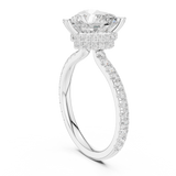 Ladies Ring DDLR-1018@7 - White Gold - Image