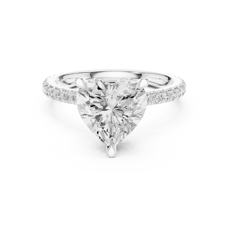 Ladies Ring DDLR-1018@7 - White Gold - Image