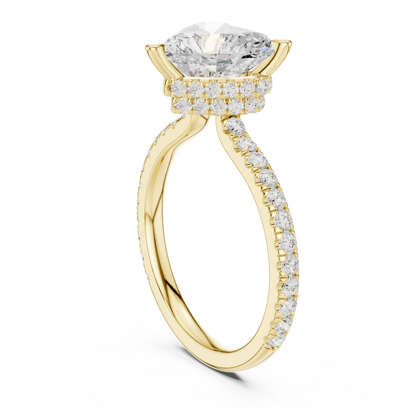 Ladies Ring DDLR-1018@7 - Yellow Gold - Image
