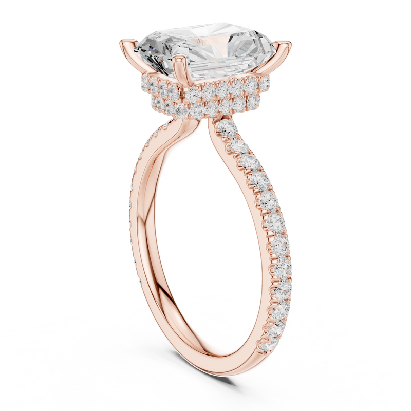Ladies Ring DDLR-1019@7 - Rose Gold - Image