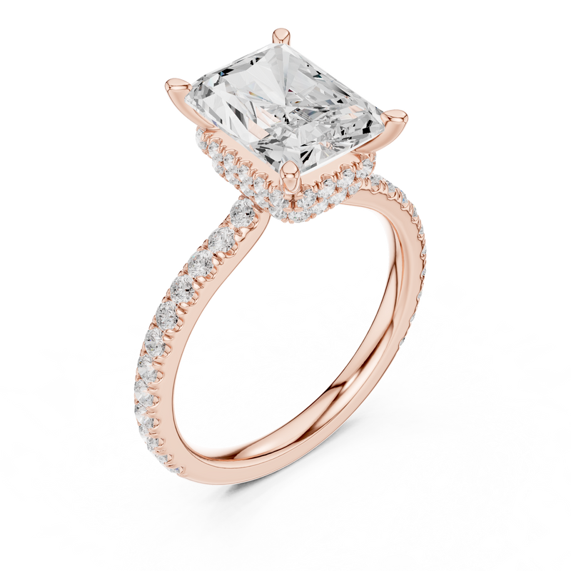 Ladies Ring DDLR-1019@7 - Rose Gold - Image