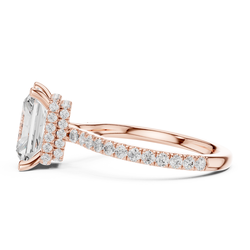 Ladies Ring DDLR-1019@7 - Rose Gold - Image