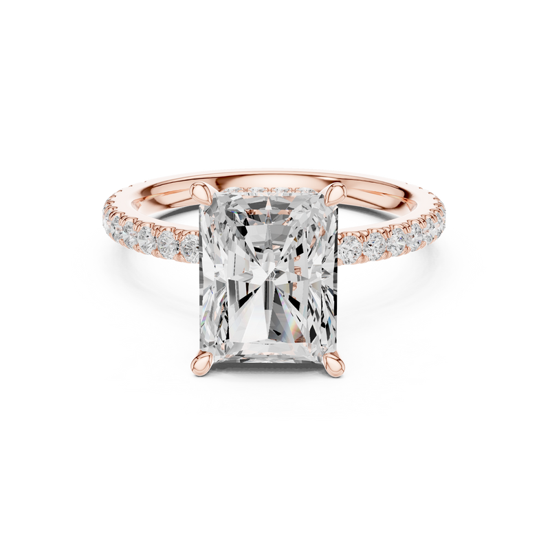 Ladies Ring DDLR-1019@7 - Rose Gold - Image