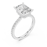 Ladies Ring DDLR-1019@7 - White Gold - Image