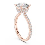 Ladies Ring DDLR-1020@7 - Rose Gold - Image