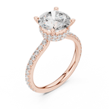 Ladies Ring DDLR-1020@7 - Rose Gold - Image