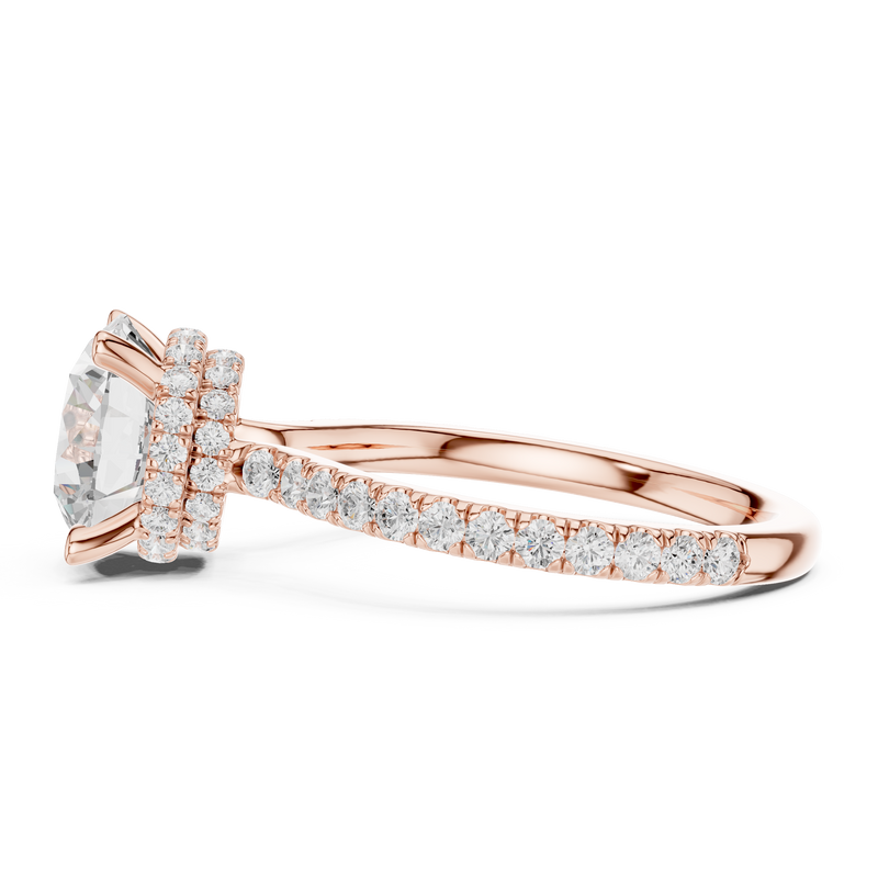 Ladies Ring DDLR-1020@7 - Rose Gold - Image