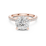 Ladies Ring DDLR-1020@7 - Rose Gold - Image