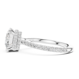 Ladies Ring DDLR-1020@7 - White Gold - Image