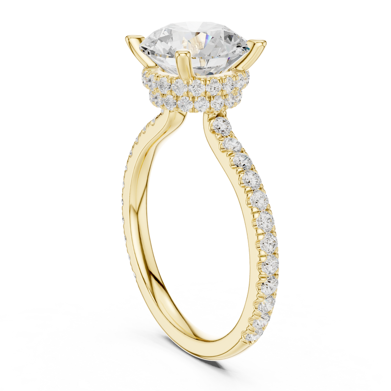 Ladies Ring DDLR-1020@7 - Yellow Gold - Image