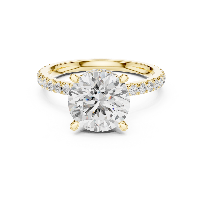 Ladies Ring DDLR-1020@7 - Yellow Gold - Image