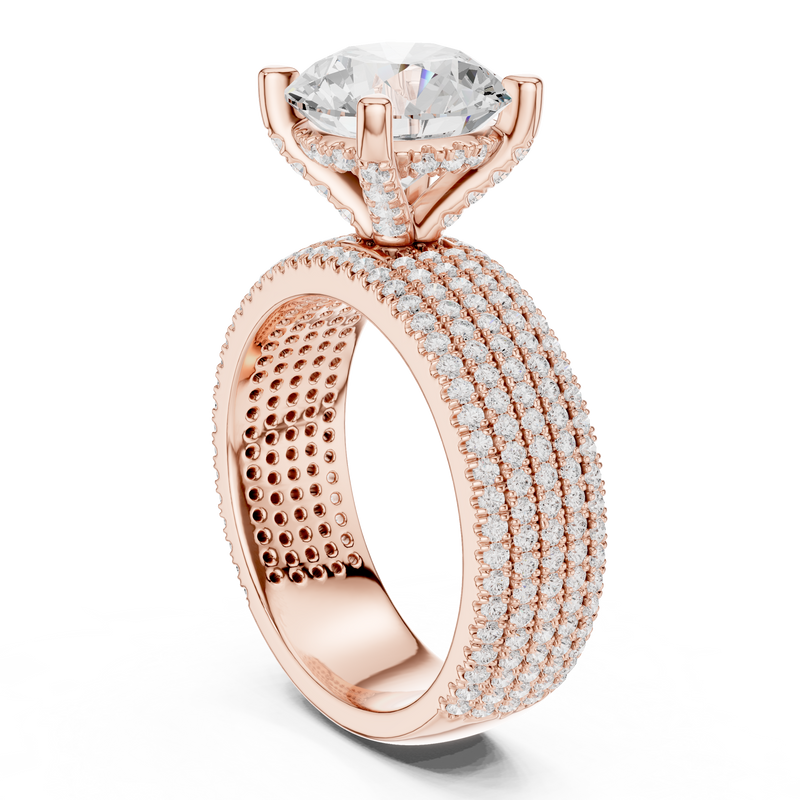Ladies Ring DDLR-1021@7 - Rose Gold - Image
