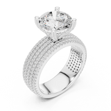 Ladies Ring DDLR-1021@7 - White Gold - Image