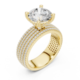 Ladies Ring DDLR-1021@7 - Yellow Gold - Image